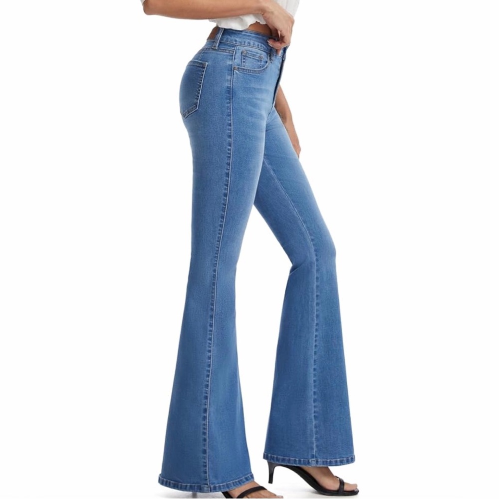 Flying Banana - Curvy Bootcut Flare Jeans - Picture 6 of 10